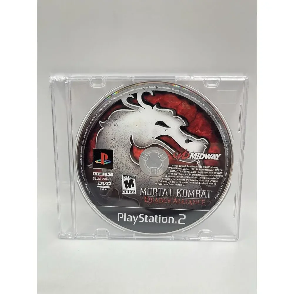 Mortal Kombat: Deadly Alliance PS2 PlayStation 2 Disc Only Black Label